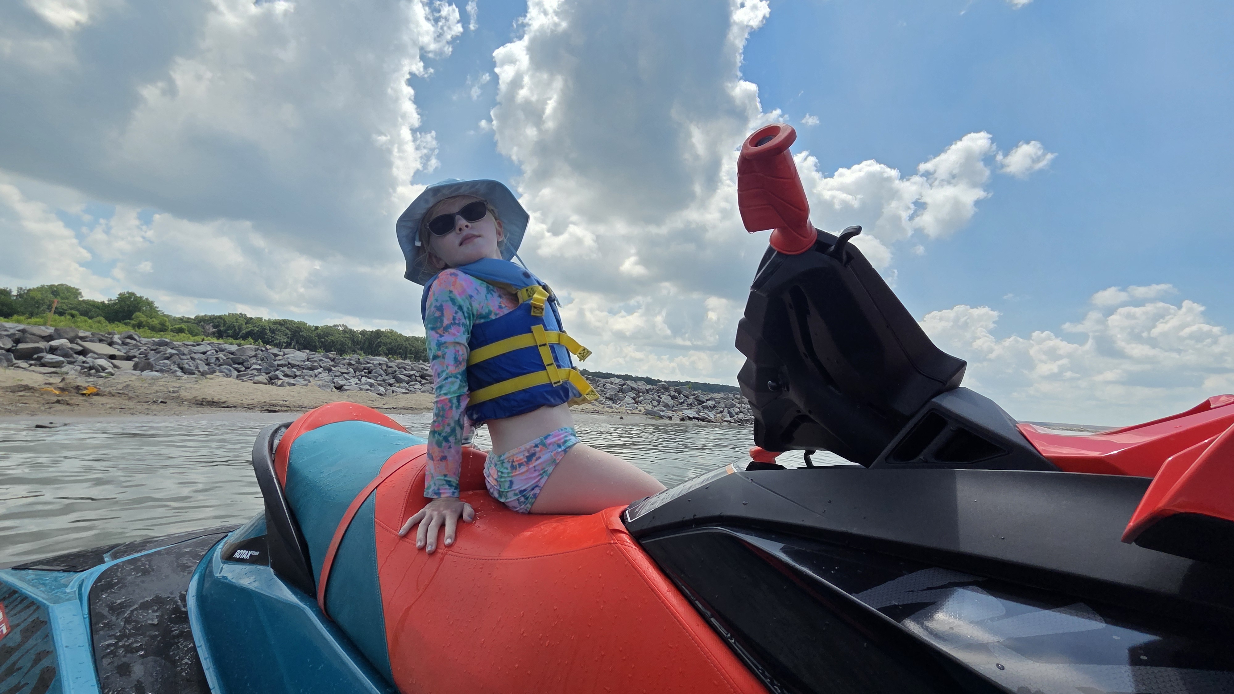 Camilla Modeling on Seadoo